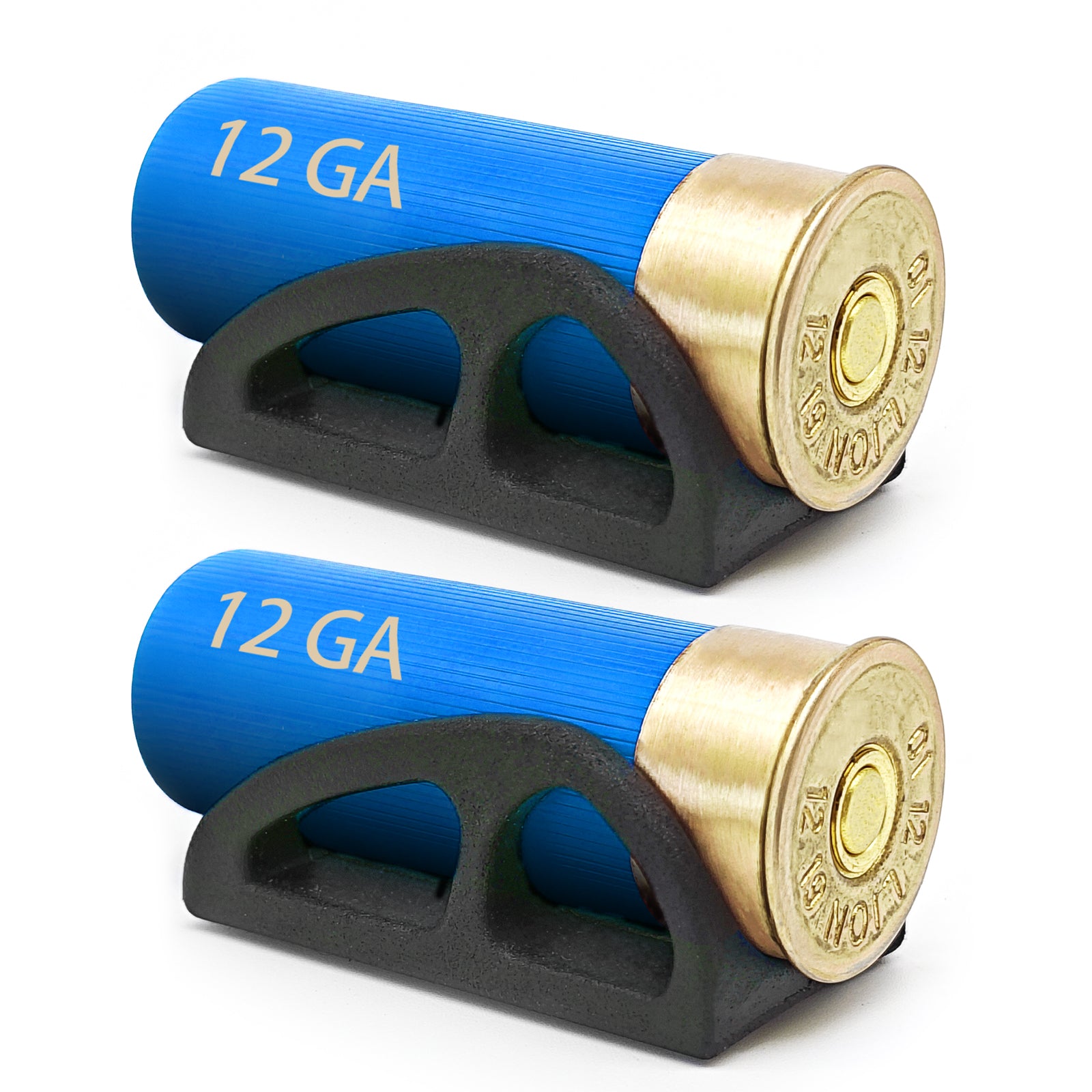 12 Gauge Shotgun Shell Holder – Tactical Ammo Carrier – PA12 Plastic Mount with Screw Hole – Compatible with Most 12GA Shotguns – Durable Shell Rack for Hunting and Range