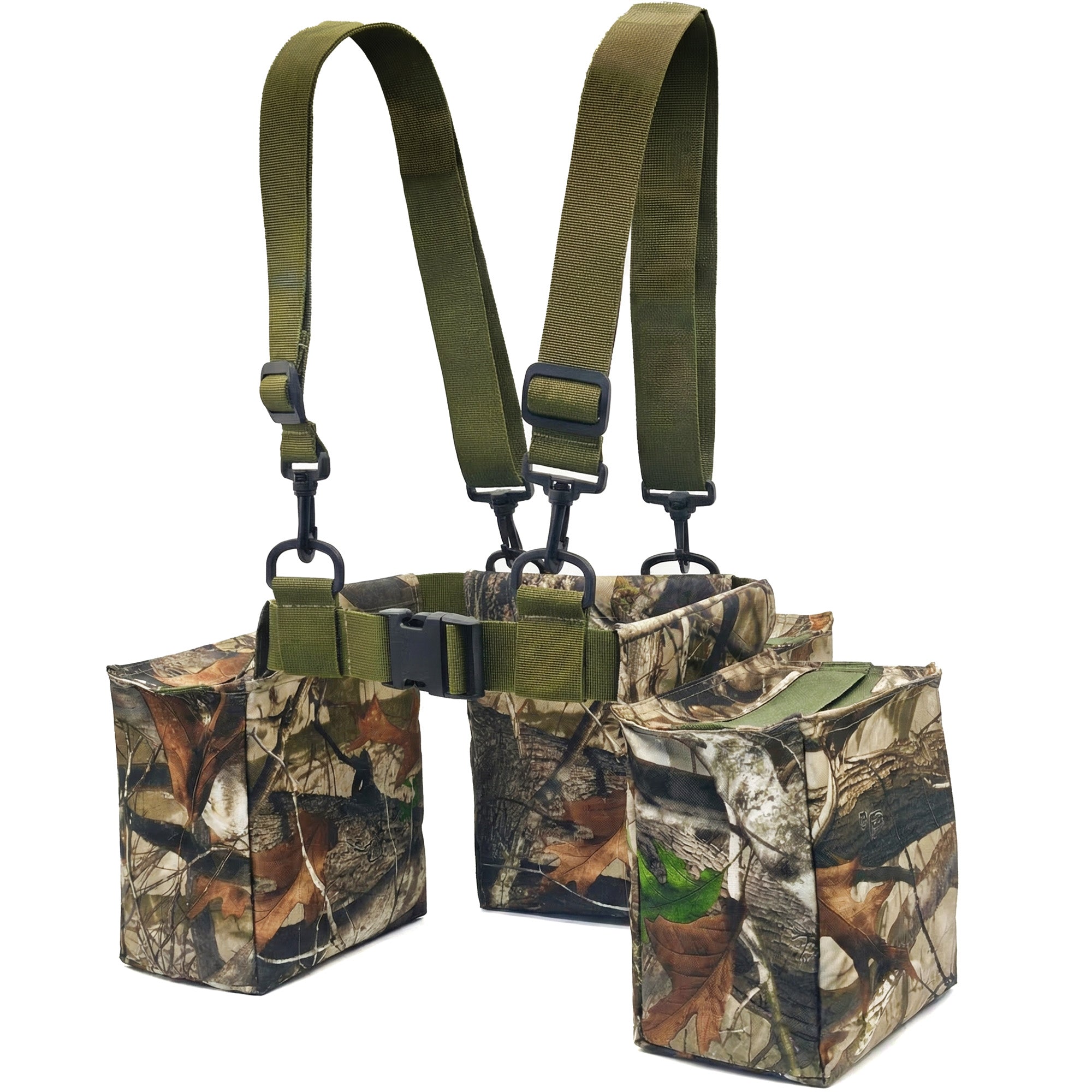 Hunting Belt with Shoulder Strap, Quick-Release Game Belt with Shell Pouch & Bottle Holder for Dove Hunting