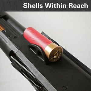 12 Gauge Shotgun Shell Holder – Tactical Ammo Carrier – PA12 Plastic Mount with Screw Hole – Compatible with Most 12GA Shotguns – Durable Shell Rack for Hunting and Range